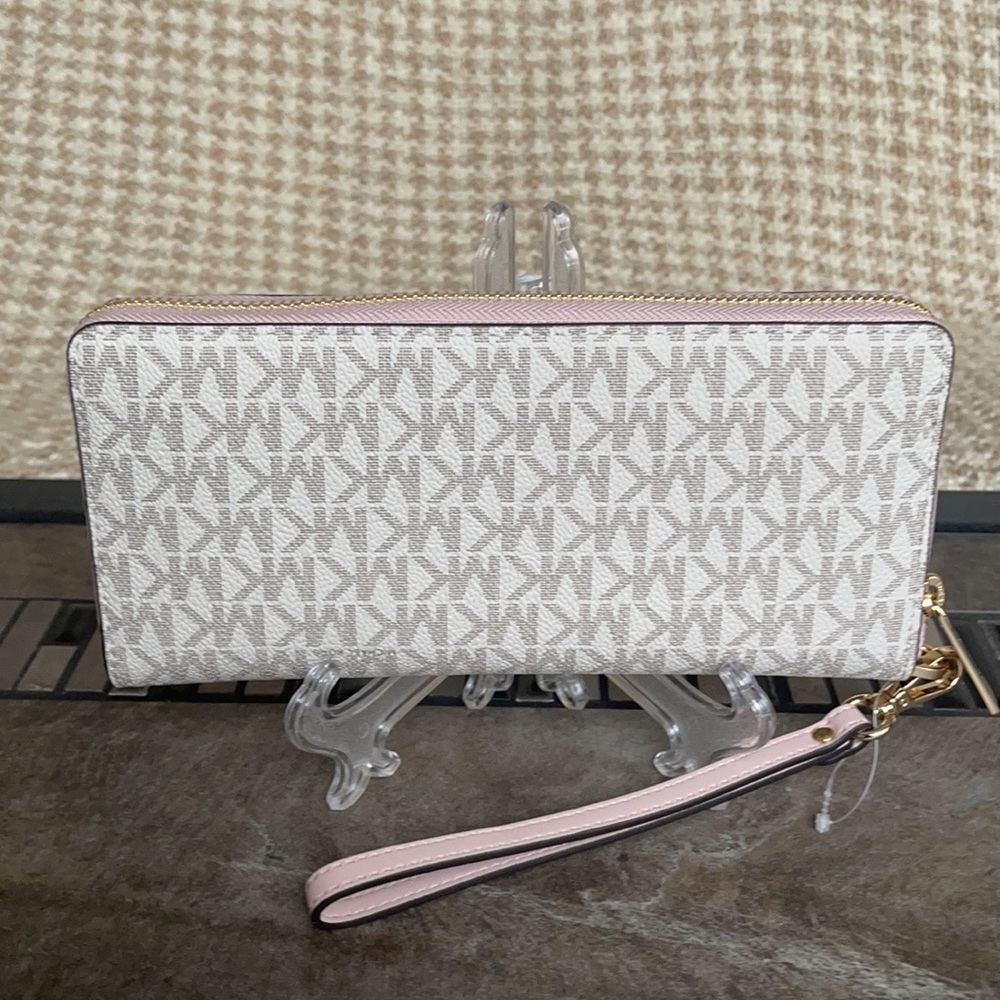 Michael Kors Jet Set Travel Large Travel CONTINENTAL Wristlet-Wallet - Picture 5 of 16